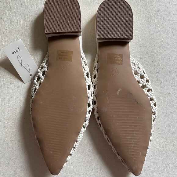 NWT Joie woven leather mules, size 8.5 - Picture 4 of 5